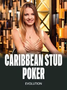 Mesa de Caribbean Stud Poker no Ginga